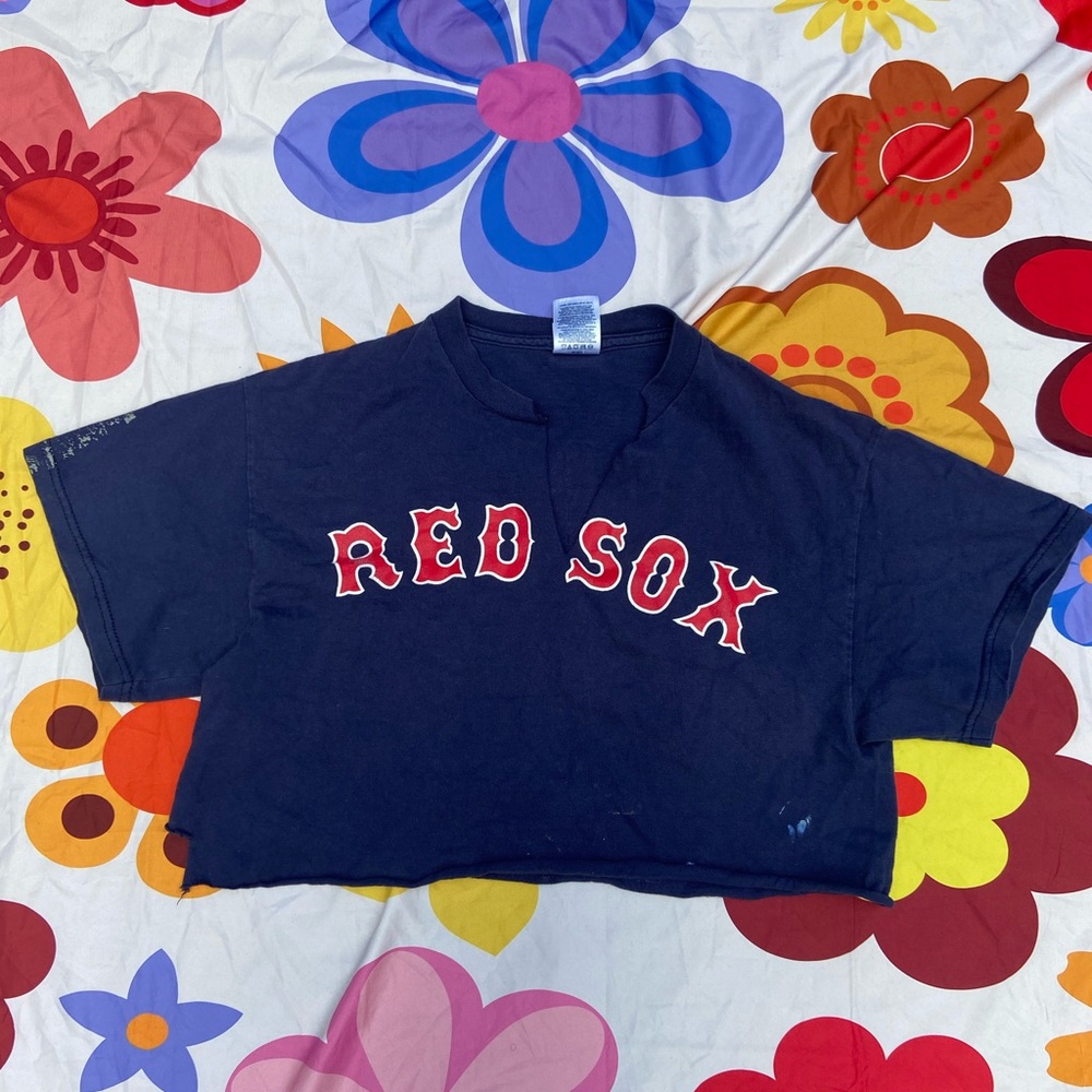 Cropped Red Sox jersey